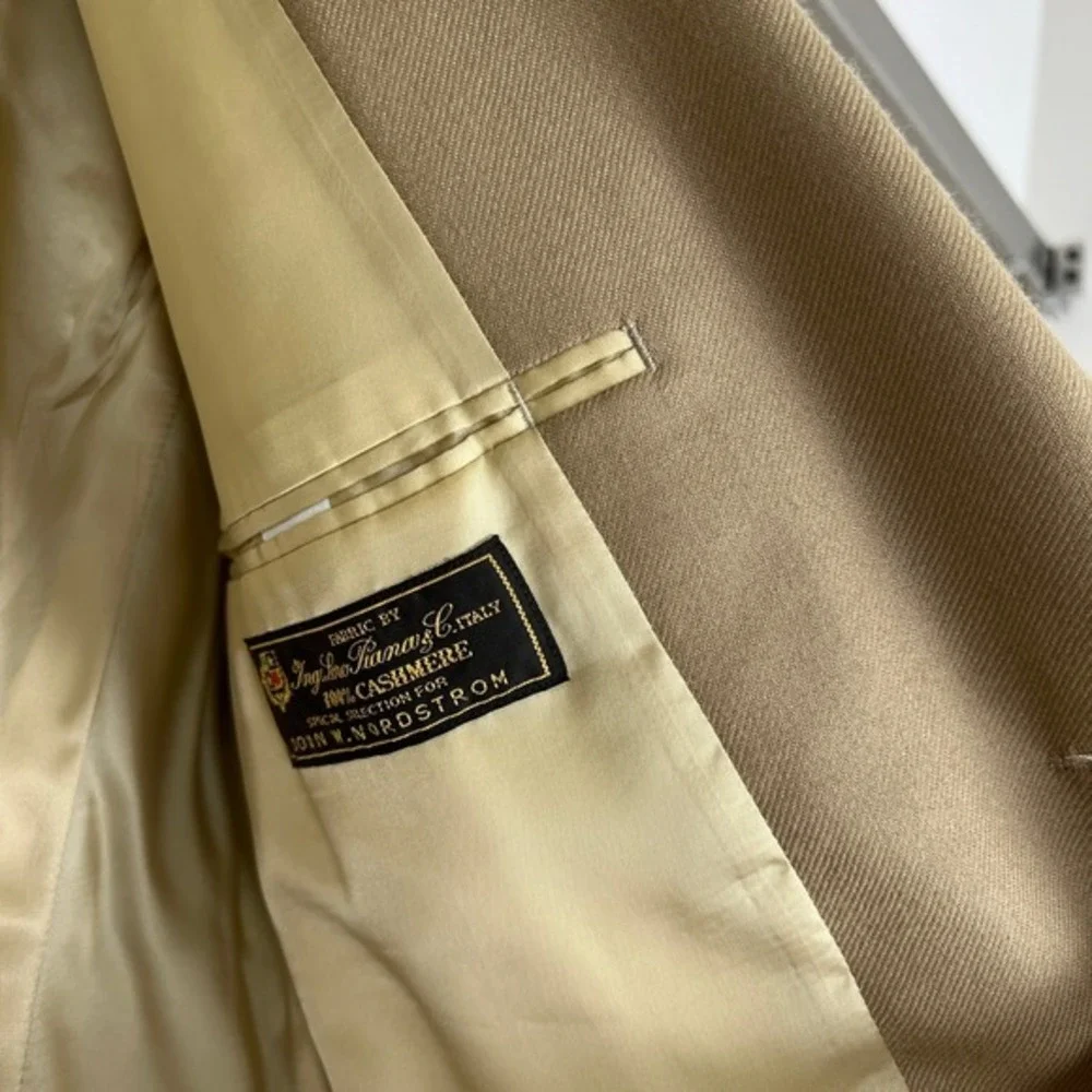 John‎ Nordstrom Loro Piana 100% Cashmere Sport Coat Blazer Sz 42 *notes